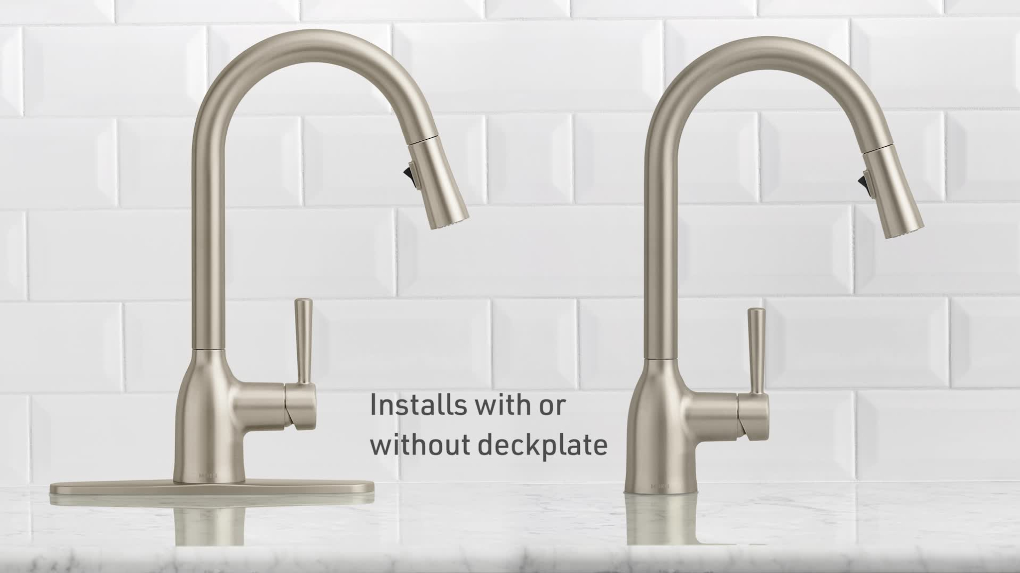 Adler One-Handle High Arc Pulldown Kitchen Faucet 87233BL