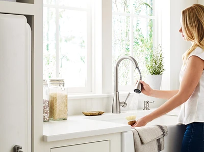 Lucira One-handle High Arc Pulldown Kitchen Faucet 87699SRS