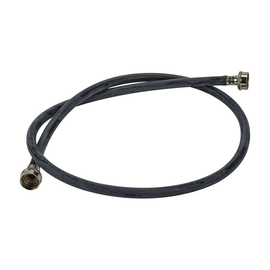 5' Black Rubber Washer Fill Hoses Rated 1000 Psi With 2 Female Connections - 24 Pack 89503BU