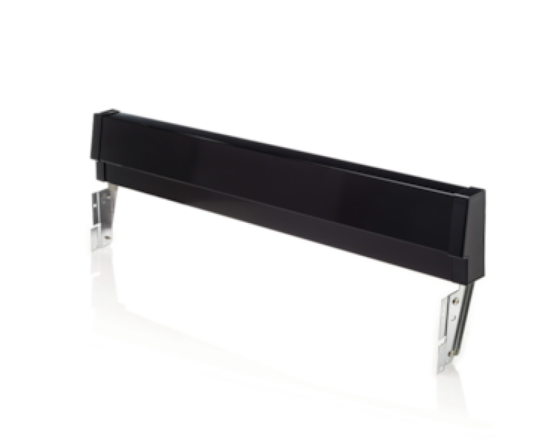 Black Slide-In Range Adjustable Metal Backguard 9030419010