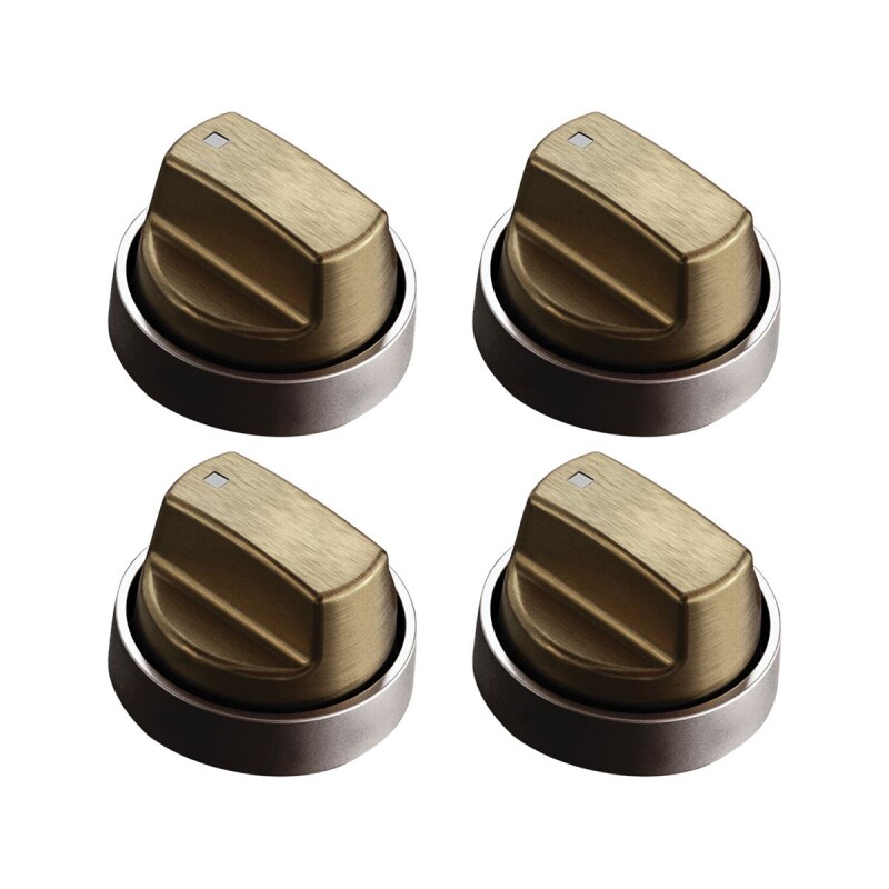 30" Professional Gas Cooktop Brushed Brass Knob Kit 9056357