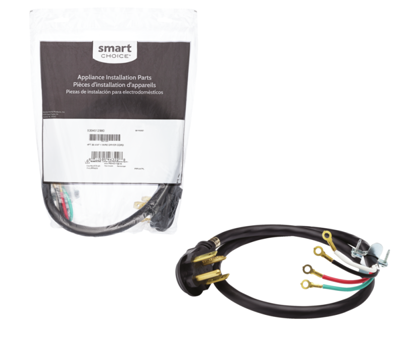 4' 30 Amp 4 Wire Dryer Cord 912000976