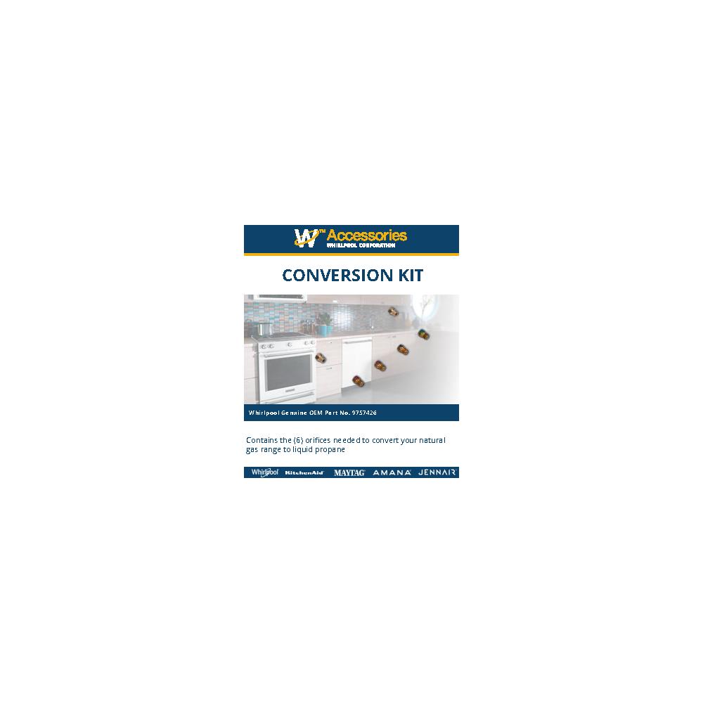 Gas Range Conversion Kit, fits KGSS907XSP 9757426