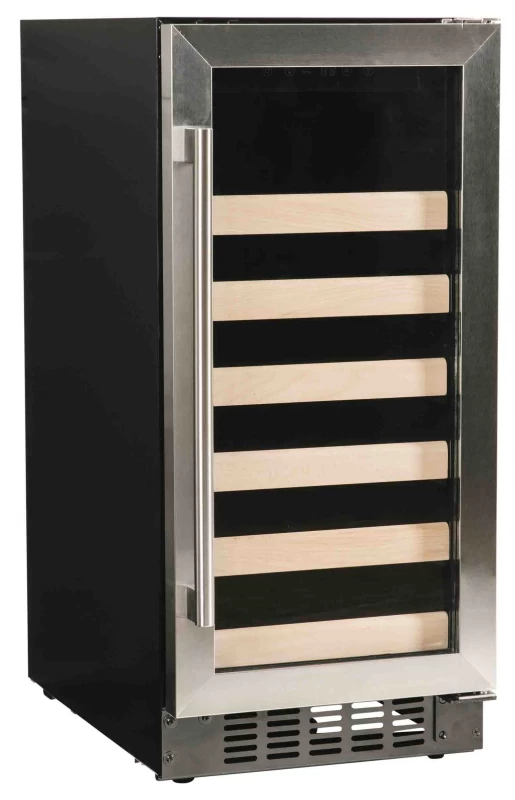 15 inch Wine Cooler with Stainless Trim Glass Door A115WCS