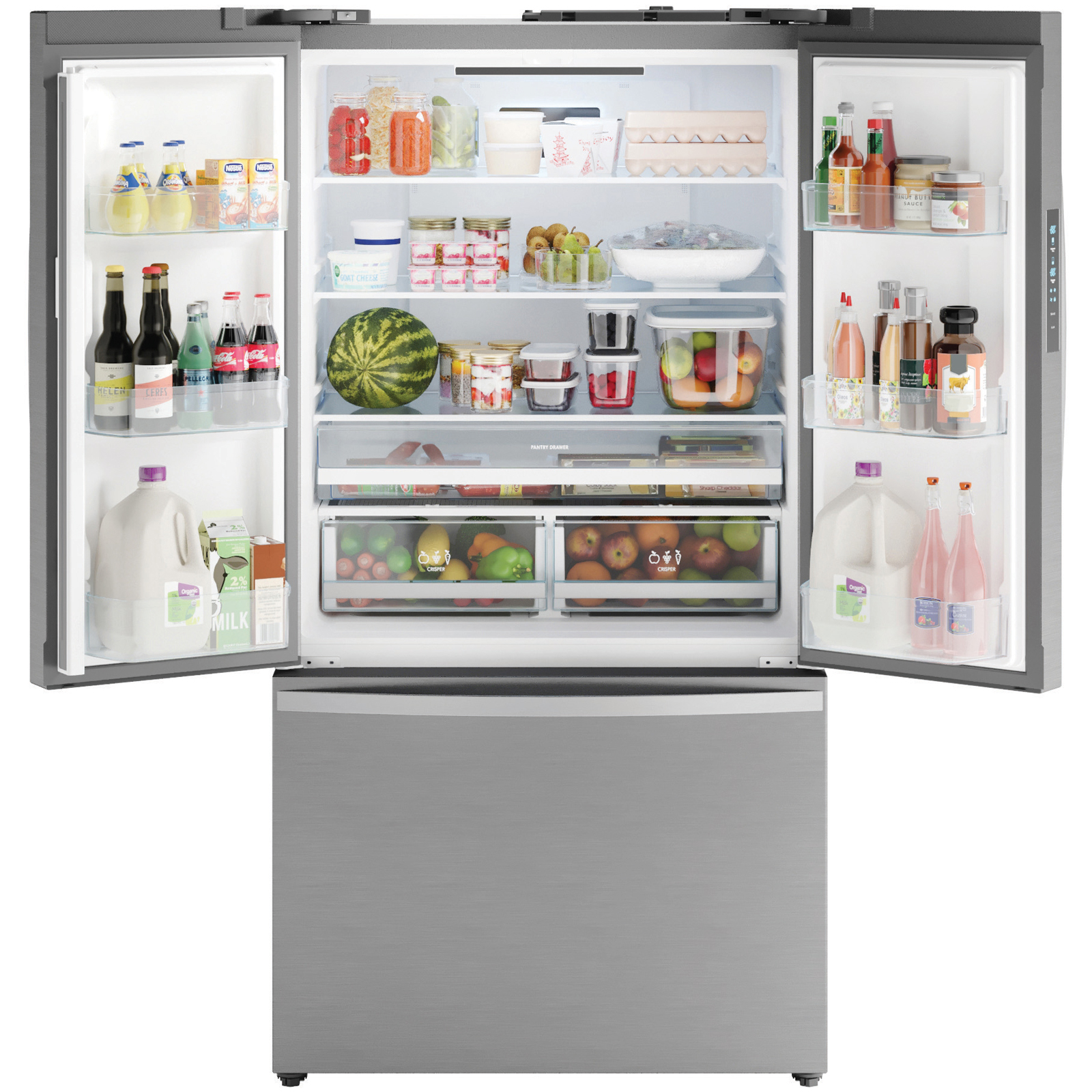 17.5 cu. ft. French Door Refrigerator Fingerprint-Resistant Stainless Steel A123384795