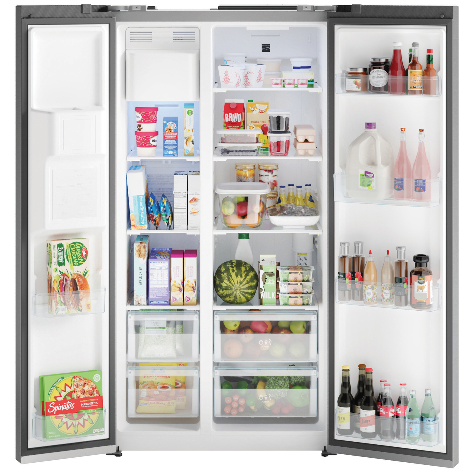 20 cu. ft. Side-by-Side Refrigerator Fingerprint-Resistant Stainless Steel A123384796