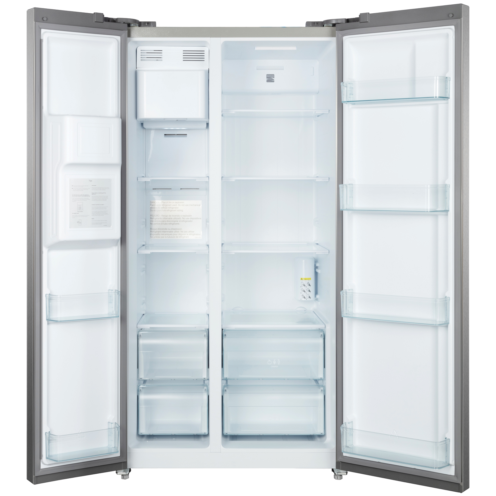 20 cu. ft. Side-by-Side Refrigerator Fingerprint-Resistant Stainless Steel A123384796