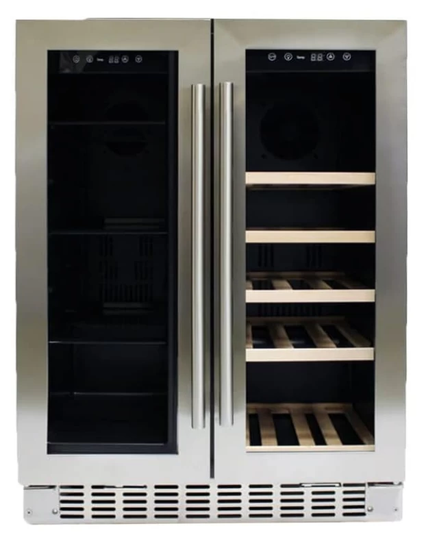24" DUAL ZONE BEVERAGE / WINE CENTER A124DZS