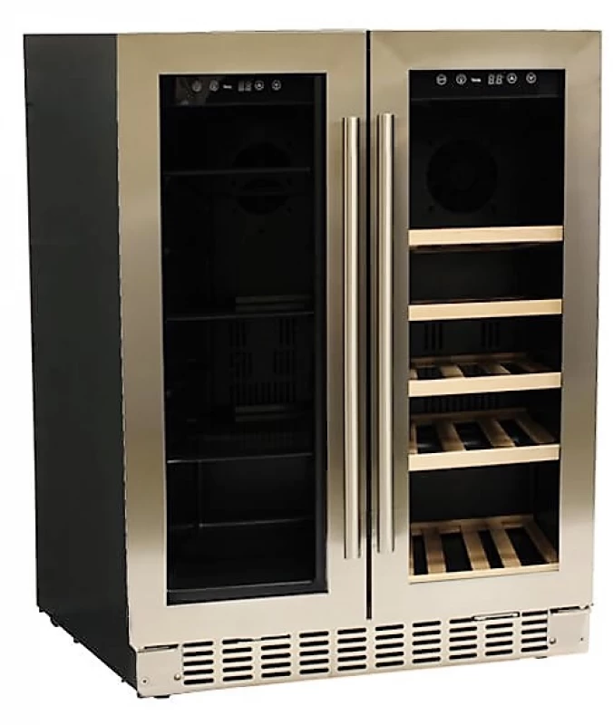 24" DUAL ZONE BEVERAGE / WINE CENTER A124DZS