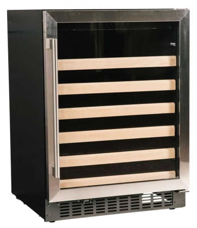 24" Wine Cooler with Stainless Trim Glass Door A124WCS
