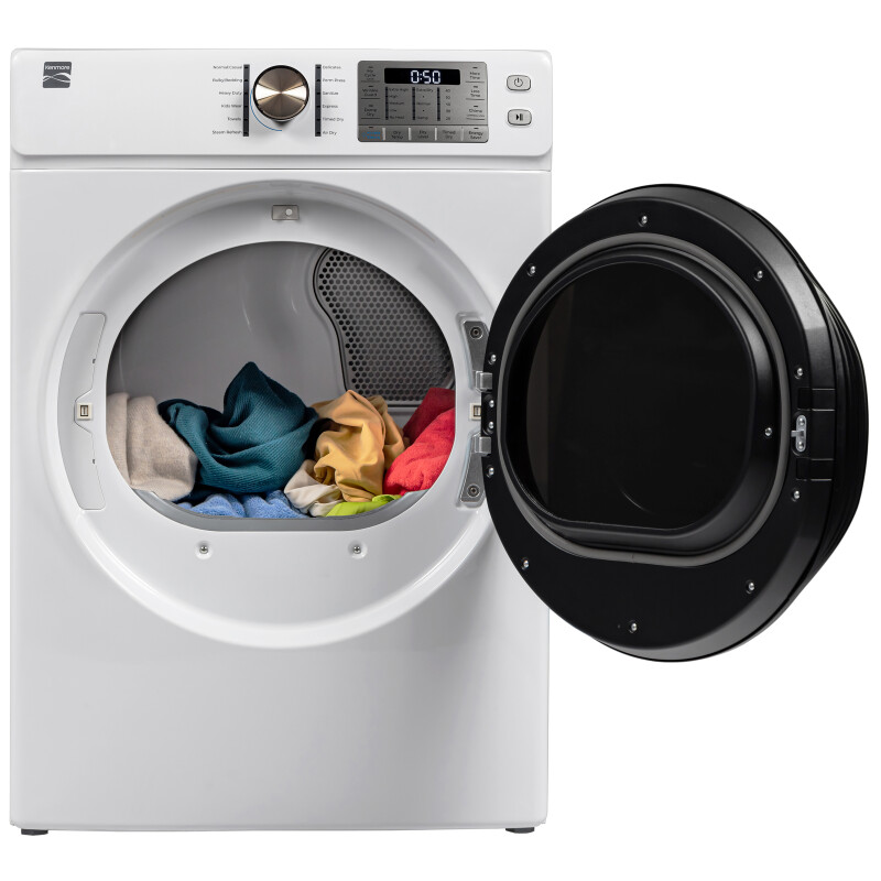 8.0 cu. ft. Electric Front-Load Dryer with Accela Steam Technology A126595080
