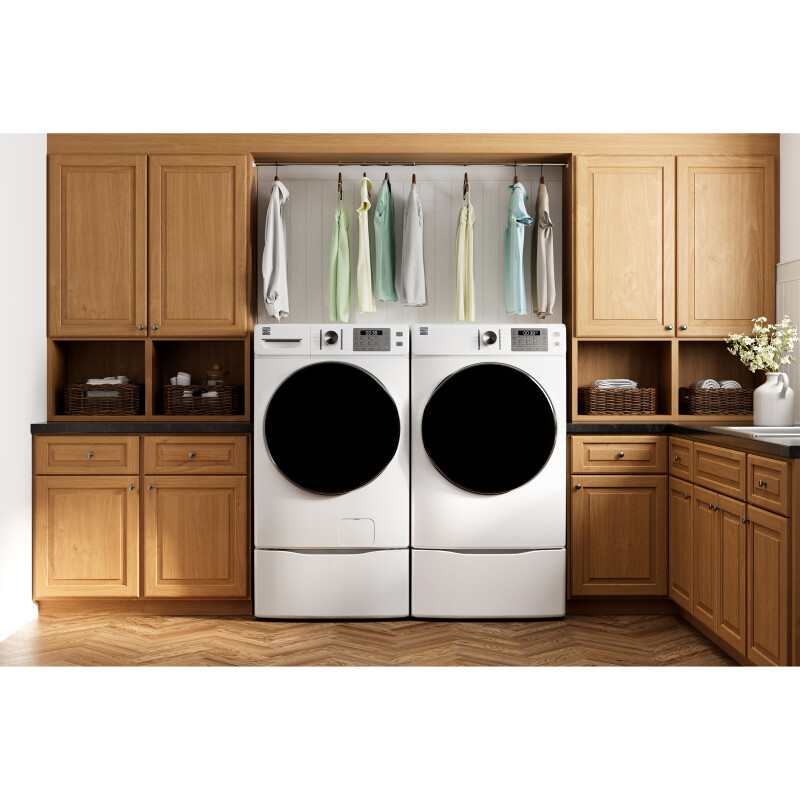 8.0 cu. ft. Electric Front-Load Dryer with Accela Steam Technology A126595080