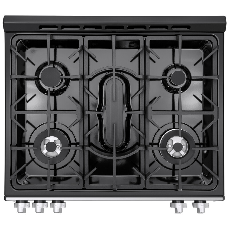 5.6 cu. ft. Front-Control Gas Range with 5 Burners, Convection, Air Fry, and Self-Clean A127344052