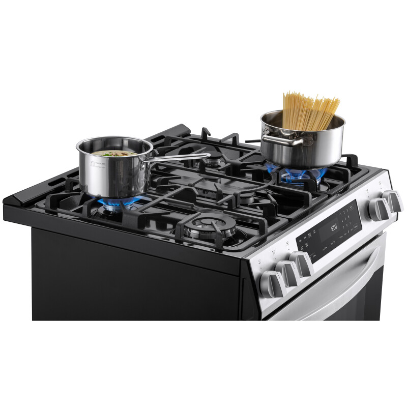 5.6 cu. ft. Front-Control Gas Range with 5 Burners, Convection, Air Fry, and Self-Clean A127344052