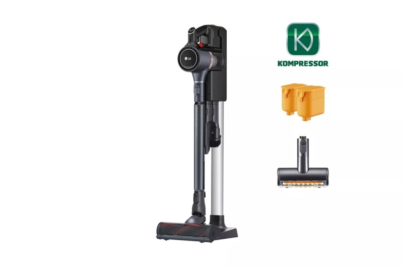 LG CordZero™ Kompressor Cordless Stick Vacuum with Power Punch Nozzle Iron Grey A927KGMS Picture 1
