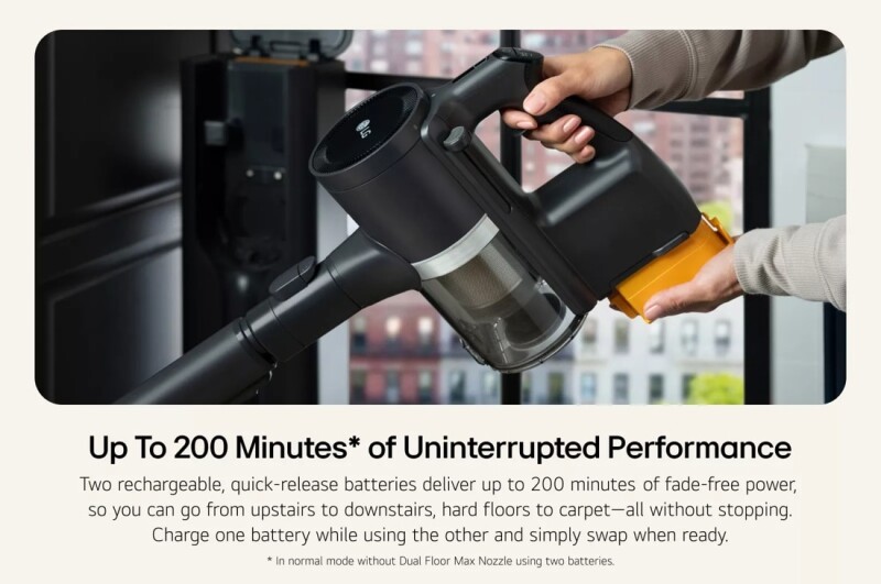 CordZero™ All in One Cordless Stick Vacuum with Auto Empty, Power Mop Pro & Dual Floor Max Nozzles (A949KTMS) A949KTMS