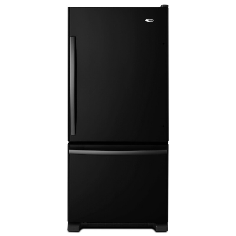 Amana 29-inch Wide Bottom-Freezer Refrigerator with EasyFreezer Pull-Out Drawer -- 18 cu. ft. Capacity Black ABB1924BRB Picture 1