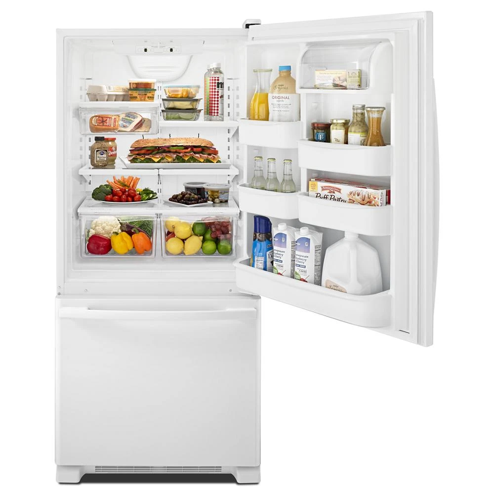 29-inch Wide Bottom-Freezer Refrigerator with EasyFreezer Pull-Out Drawer -- 18 cu. ft. Capacity ABB1924BRW