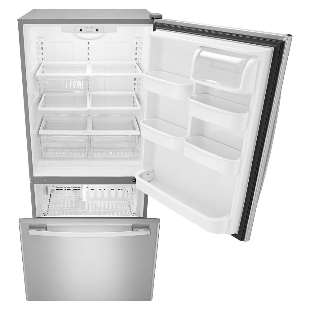 33-inch Wide Bottom-Freezer Refrigerator with EasyFreezer Pull-Out Drawer - 22 cu. ft. Capacity ABB2224BRM