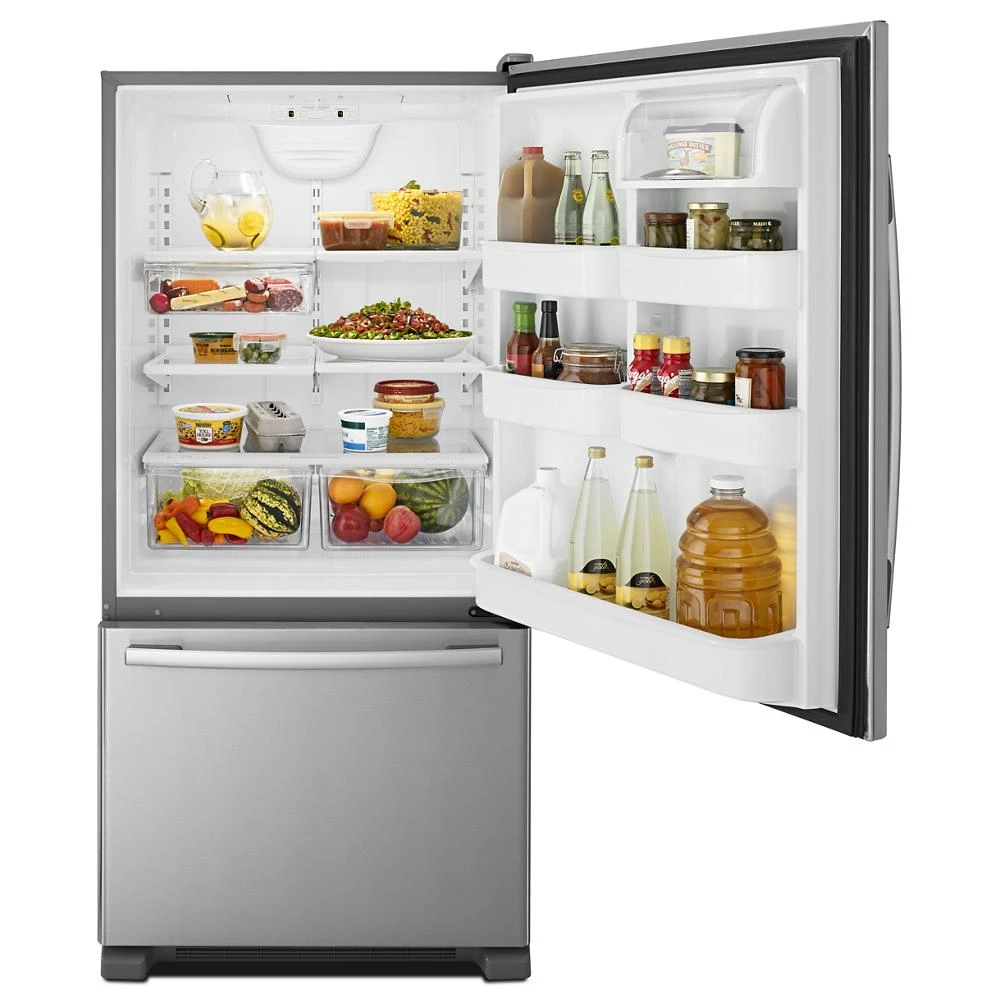 33-inch Wide Bottom-Freezer Refrigerator with EasyFreezer Pull-Out Drawer - 22 cu. ft. Capacity ABB2224BRM