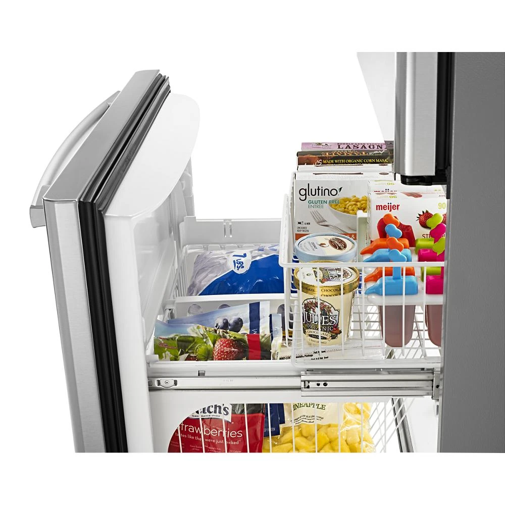 33-inch Wide Bottom-Freezer Refrigerator with EasyFreezer Pull-Out Drawer - 22 cu. ft. Capacity ABB2224BRM