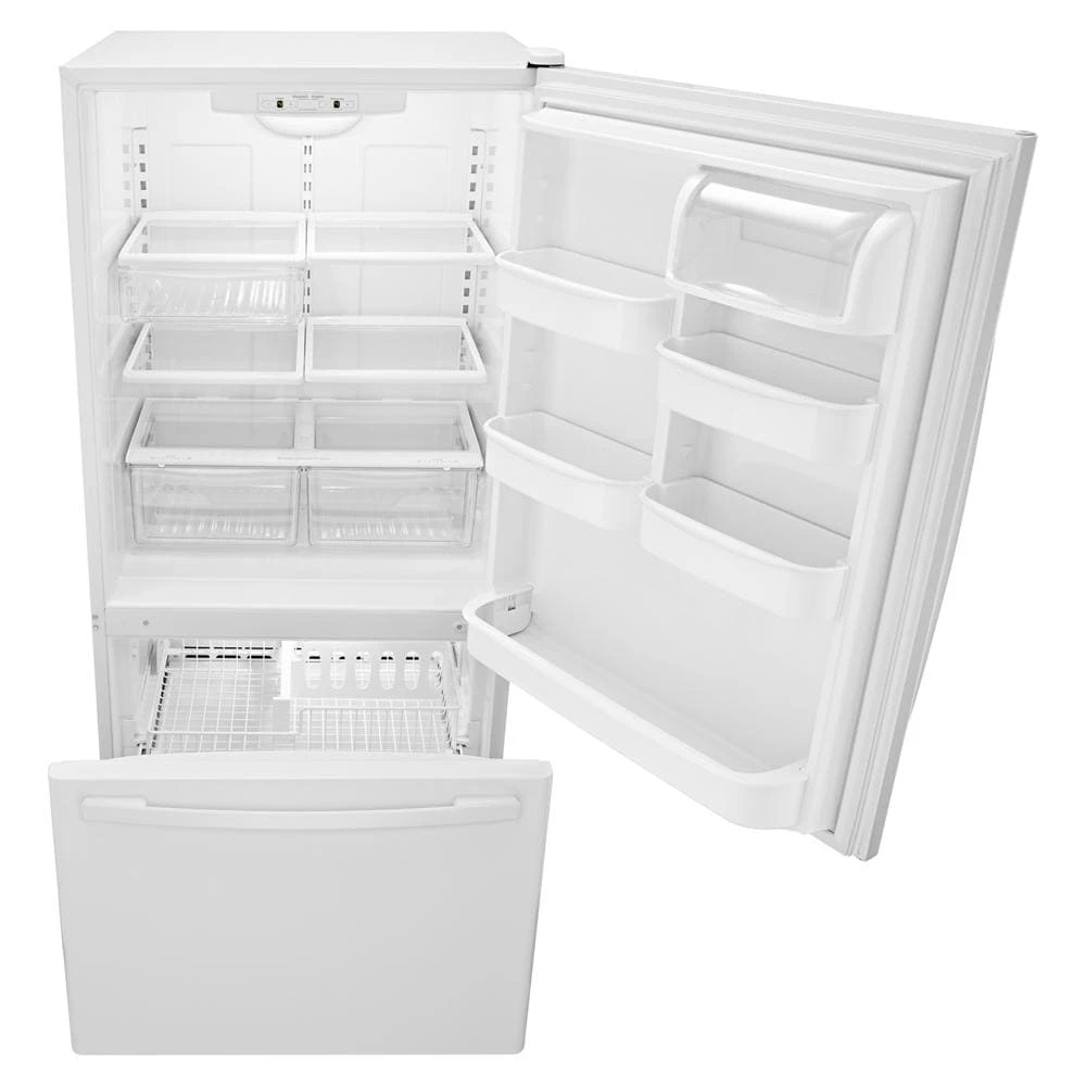 33-inch Wide Bottom-Freezer Refrigerator with EasyFreezer Pull-Out Drawer - 22 cu. ft. Capacity ABB2224BRW
