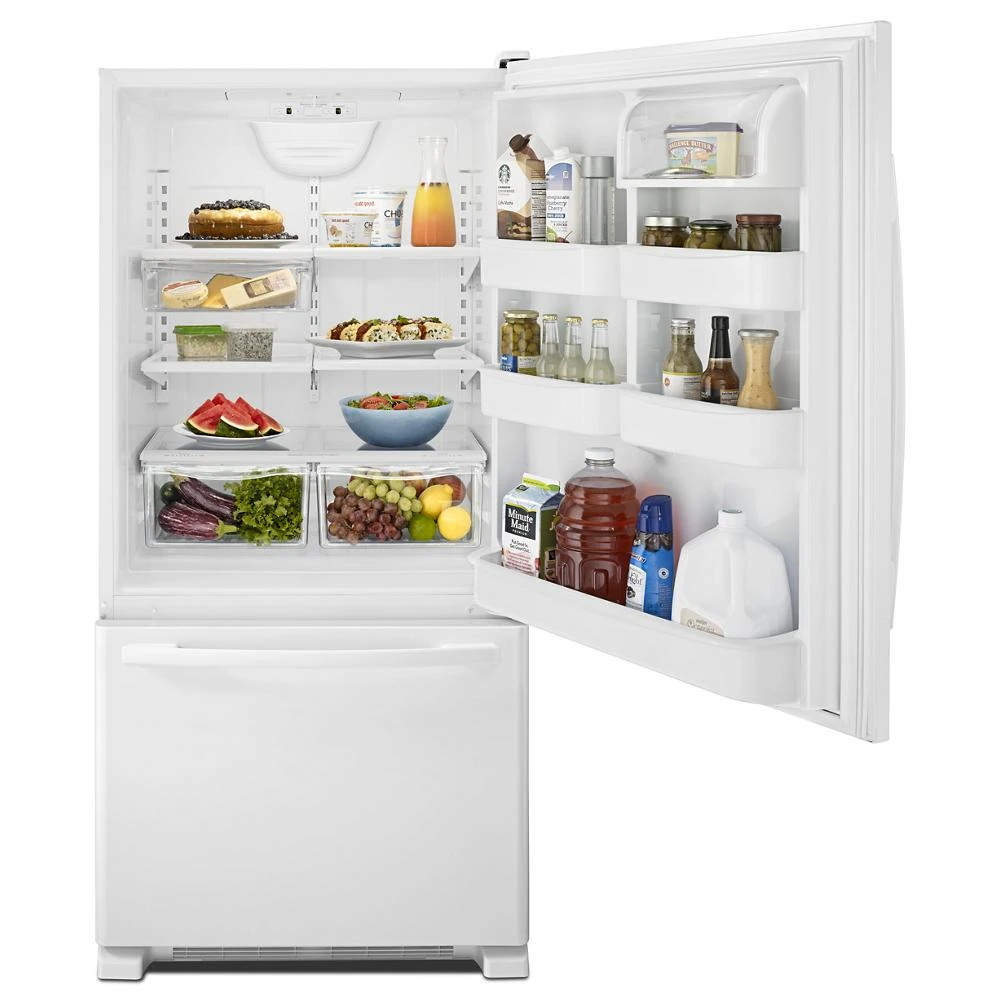 33-inch Wide Bottom-Freezer Refrigerator with EasyFreezer Pull-Out Drawer - 22 cu. ft. Capacity ABB2224BRW