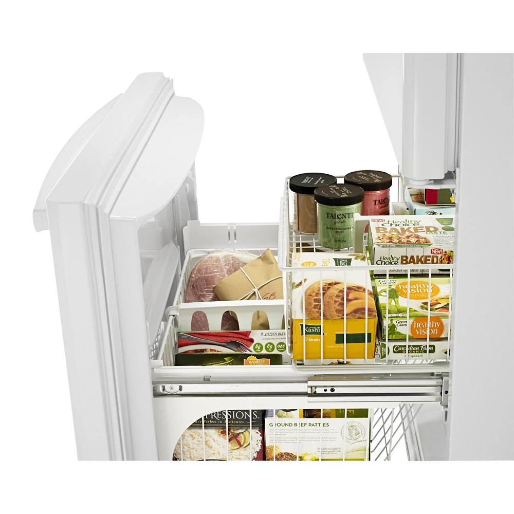 33-inch Wide Bottom-Freezer Refrigerator with EasyFreezer Pull-Out Drawer - 22 cu. ft. Capacity ABB2224BRW