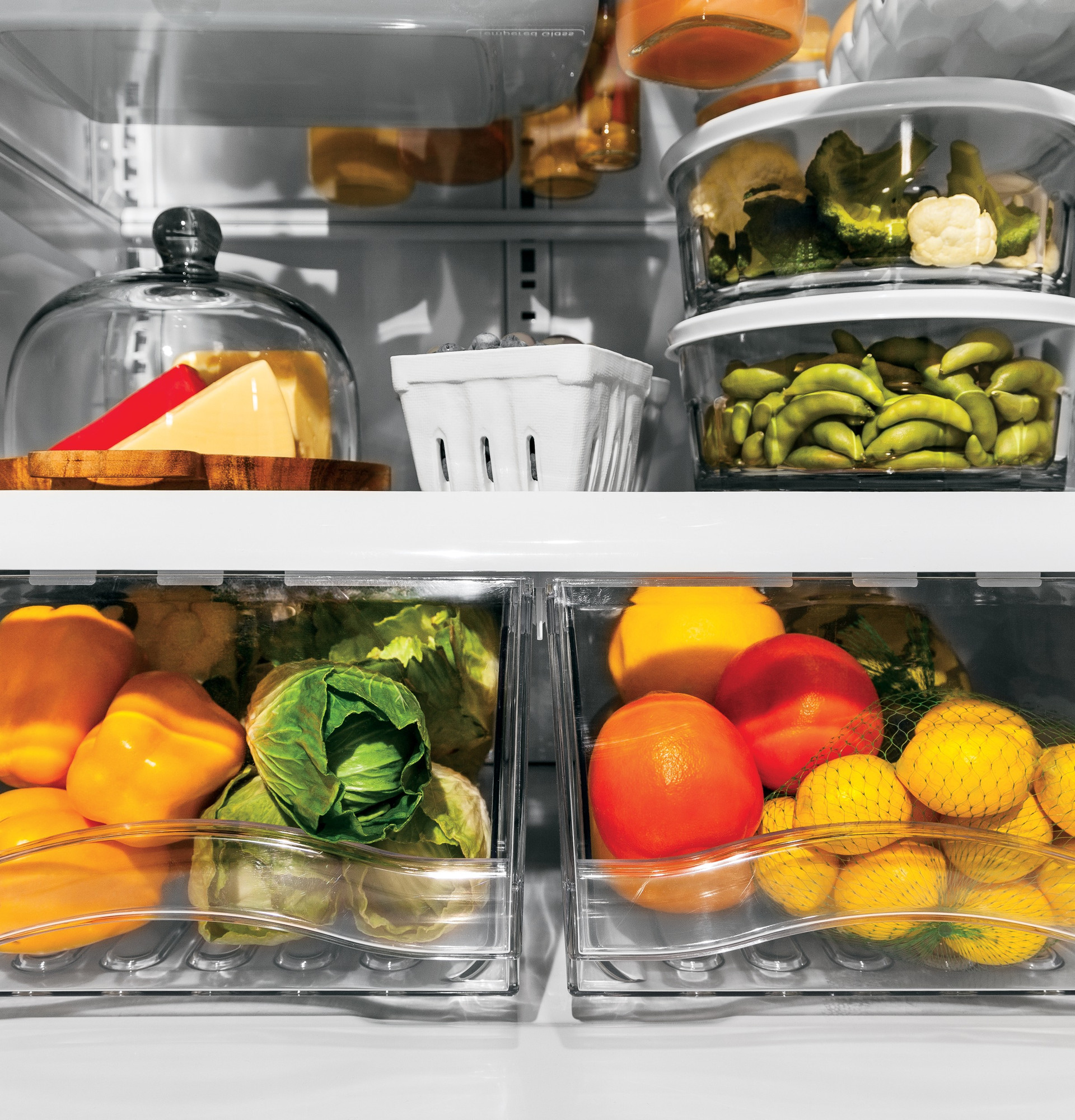 GE Artistry Series 20.3 Cu. Ft. Bottom-Freezer Refrigerator ABE20EGEWS