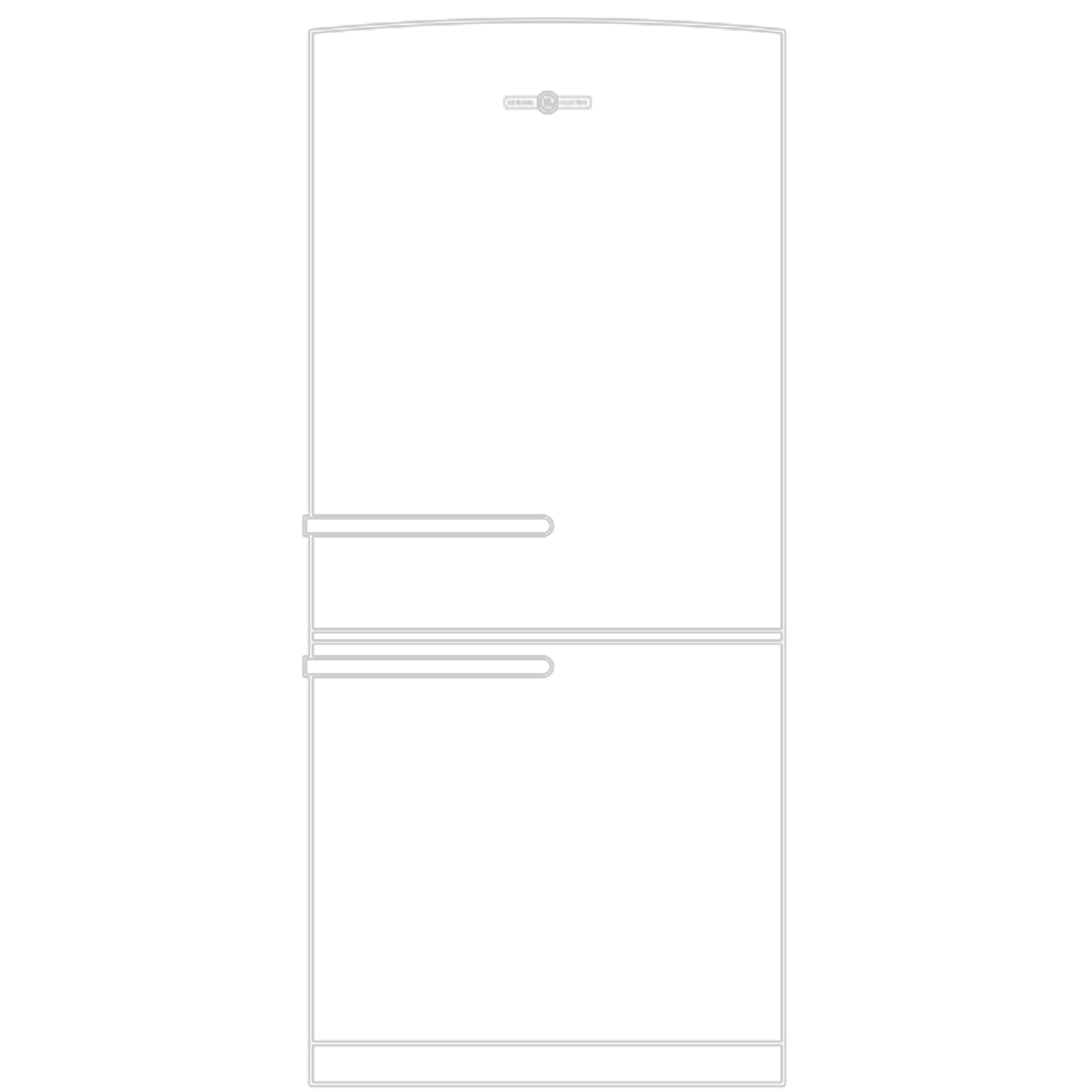 GE Artistry Series 20.3 Cu. Ft. Bottom-Freezer Refrigerator ABE20EGEWS