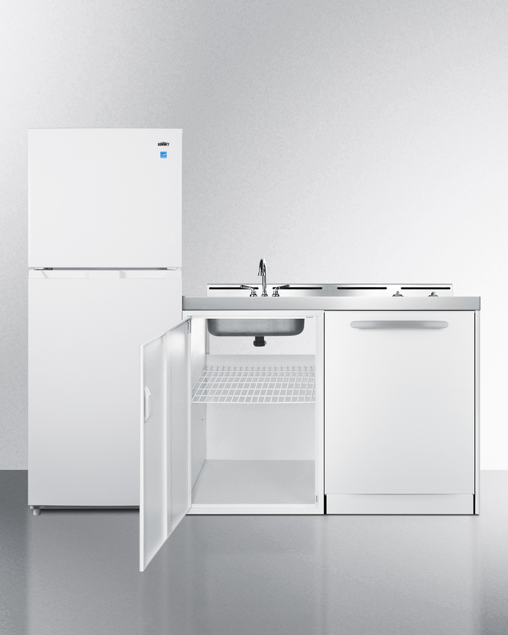 71" Wide All-In-One Kitchenette with Dishwasher ACKDW721G