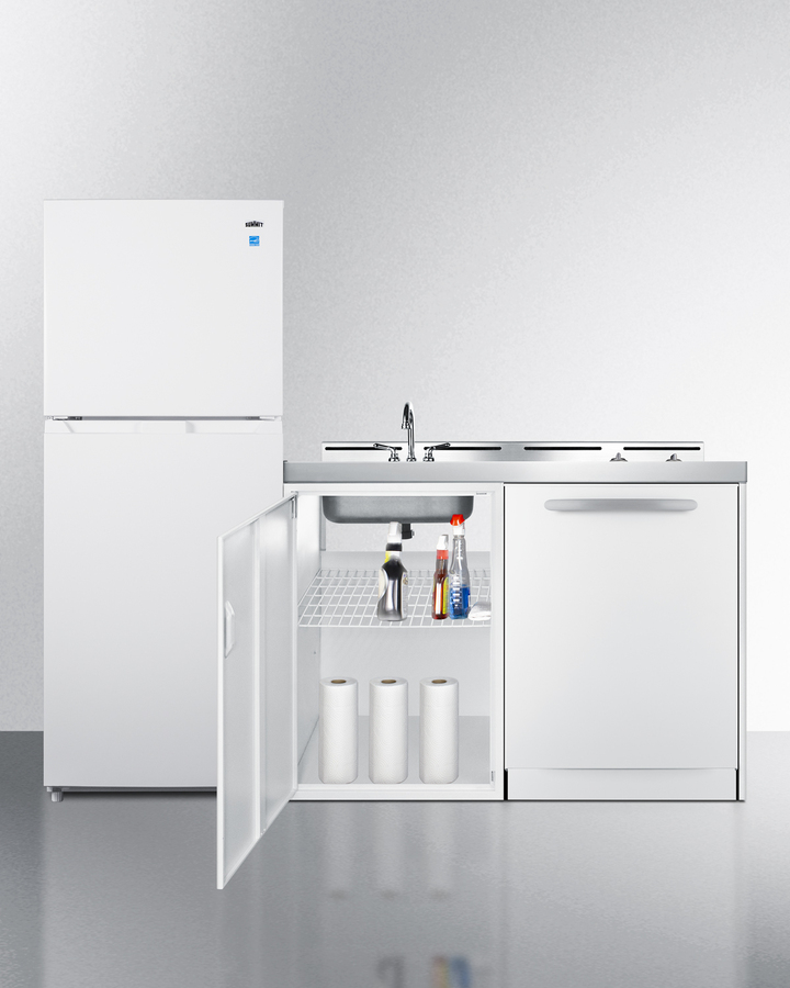 71" Wide All-In-One Kitchenette with Dishwasher ACKDW721G