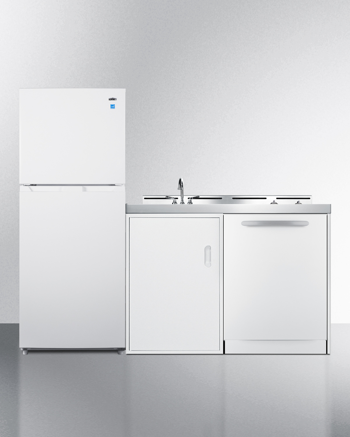 71" Wide All-In-One Kitchenette with Dishwasher ACKDW721G