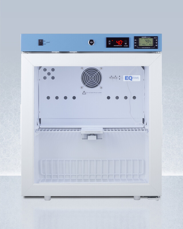 19" Wide Compact Medical Refrigerator, Certified to NSF/ANSI 456 Vaccine Storage Standard ACR162GNSF456