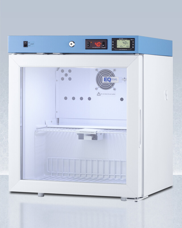 19" Wide Compact Medical Refrigerator, Certified to NSF/ANSI 456 Vaccine Storage Standard ACR162GNSF456