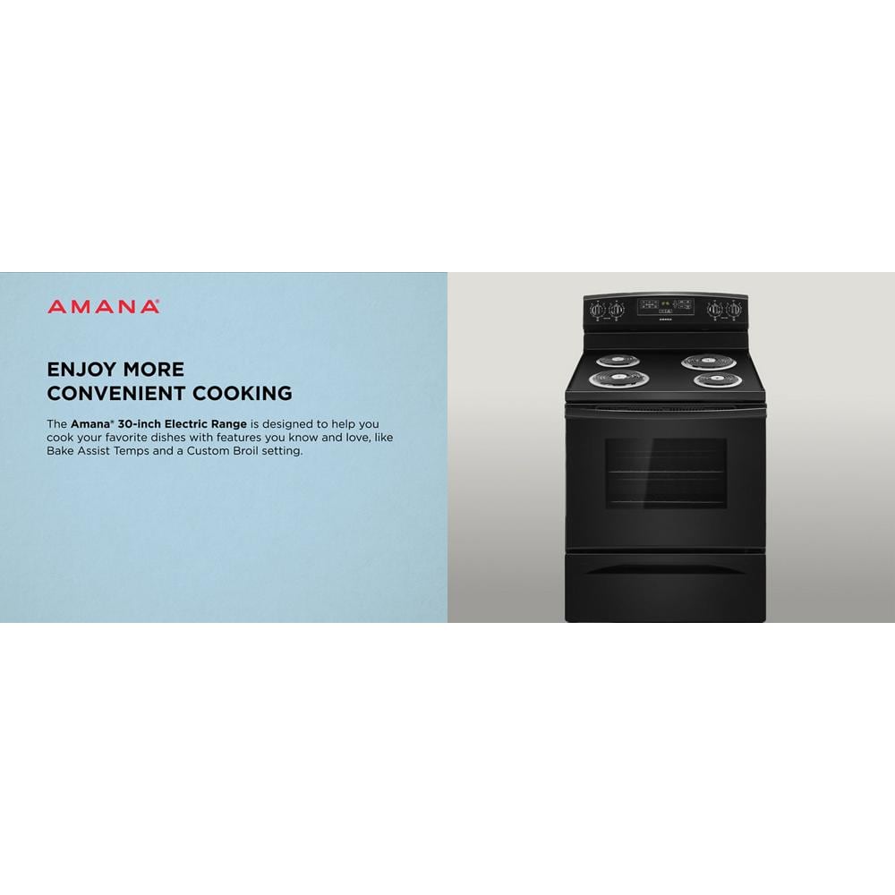 30-inch  Electric Range with Bake Assist Temps ACR4303MFB