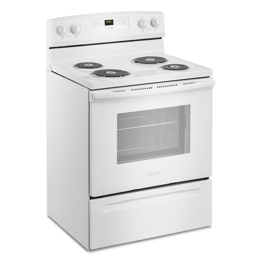 Amana Amana® Electric Range with Bake Assist Temps White ACR4303MFW Picture 1