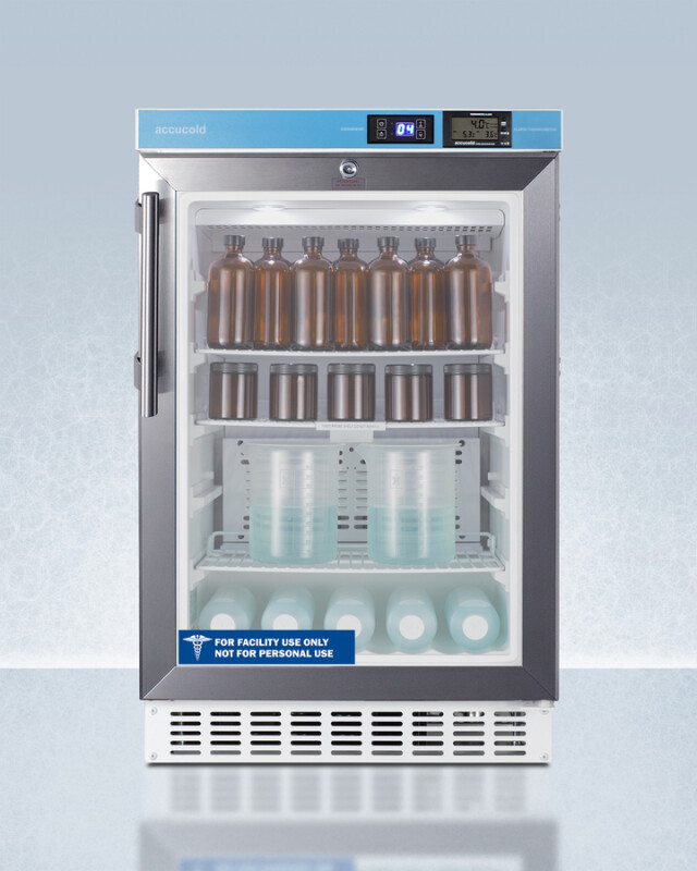 20" Wide Built-In Pharmacy All-Refrigerator, ADA Compliant ACR46GL