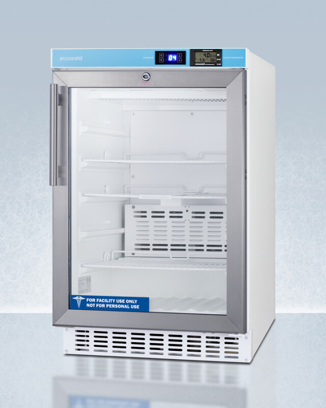 20" Wide Built-In Pharmacy All-Refrigerator, ADA Compliant ACR46GL