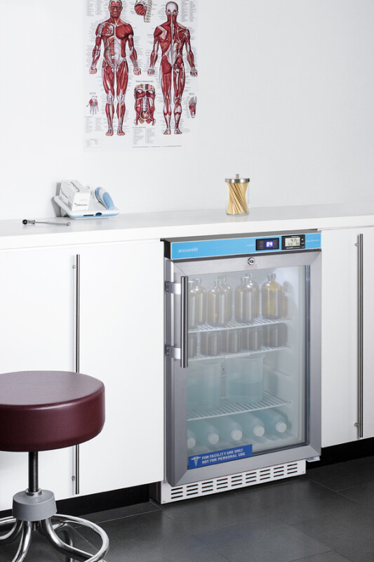 20" Wide Built-In Pharmacy All-Refrigerator, ADA Compliant ACR46GL