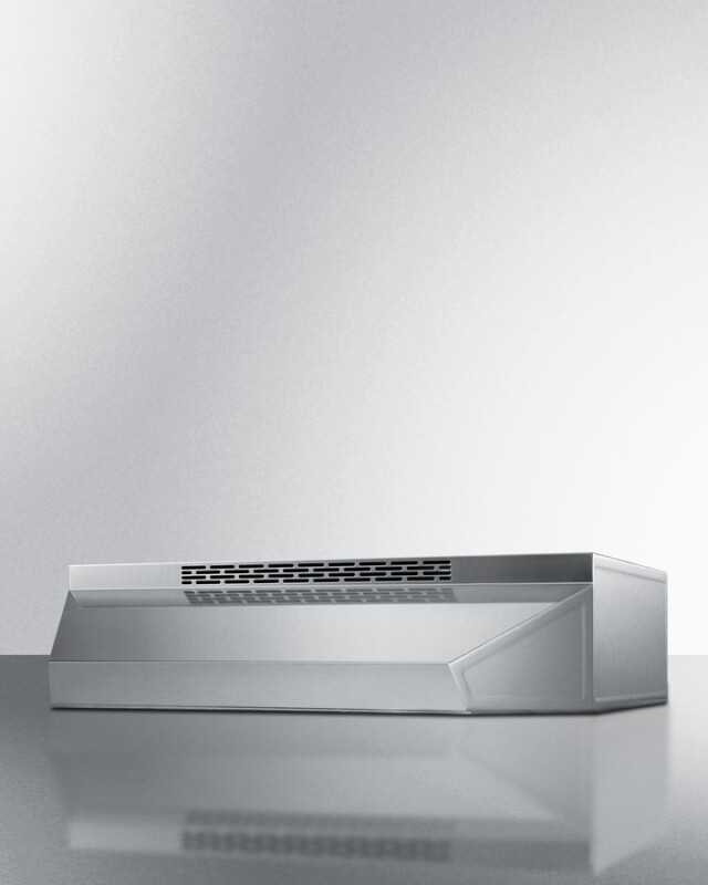 18" Under Cabinet Convertible Range Hood, ADA Compliant ADAH1618SS