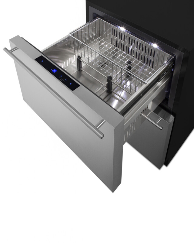 24" Wide 2-Drawer All-Freezer, ADA Compliant ADFD243