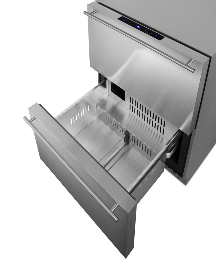 24" Wide 2-Drawer All-Freezer, ADA Compliant ADFD243CSS