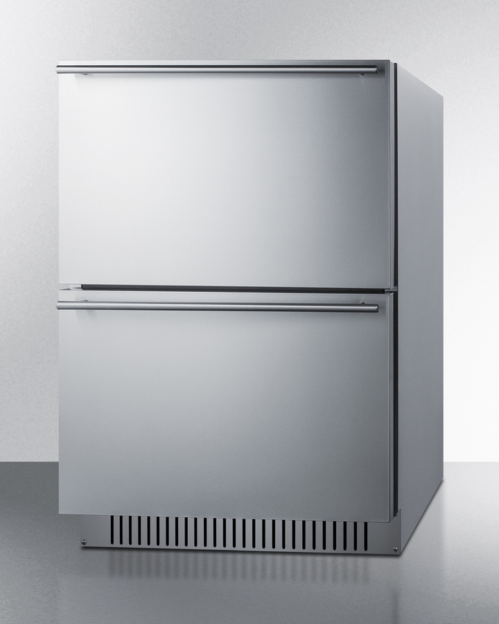 24" Wide 2-Drawer All-Freezer, ADA Compliant ADFD243CSS