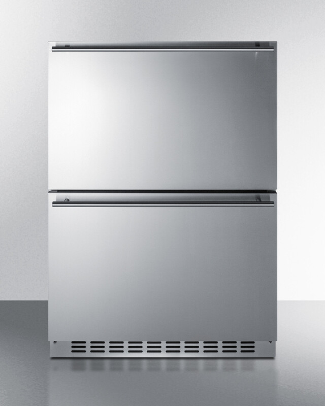 24" Wide 2-Drawer All-Freezer, ADA Compliant ADFD243CSS