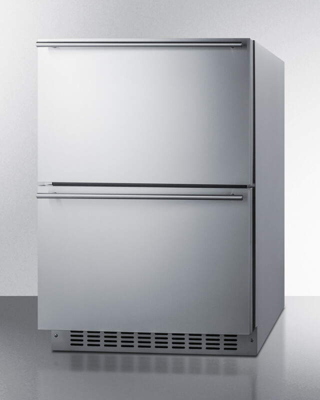 24" Wide 2-Drawer All-Freezer, ADA Compliant ADFD243CSS