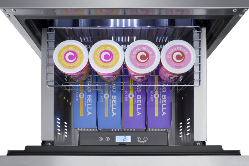24" Wide 2-Drawer All-Freezer, ADA Compliant ADFD2D24