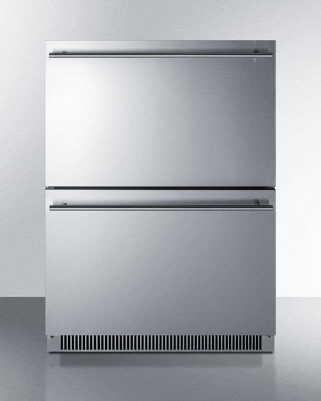24" Wide 2-Drawer All-Freezer, ADA Compliant ADFD2D24