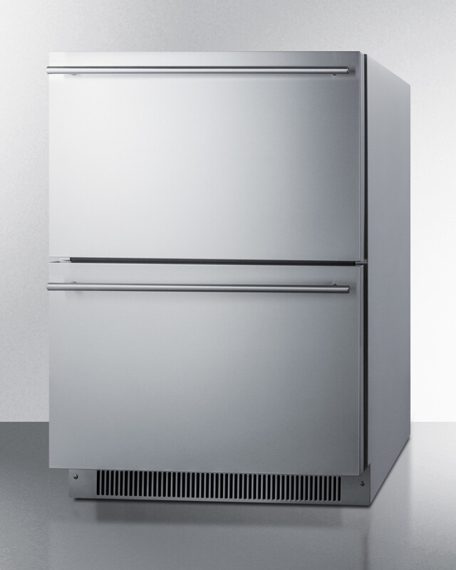 24" Wide 2-Drawer All-Freezer, ADA Compliant ADFD2D24