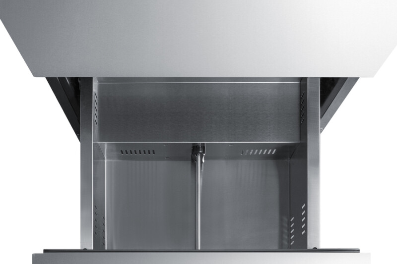 24" Wide 2-Drawer All-Freezer, ADA Compliant ADFD2D24